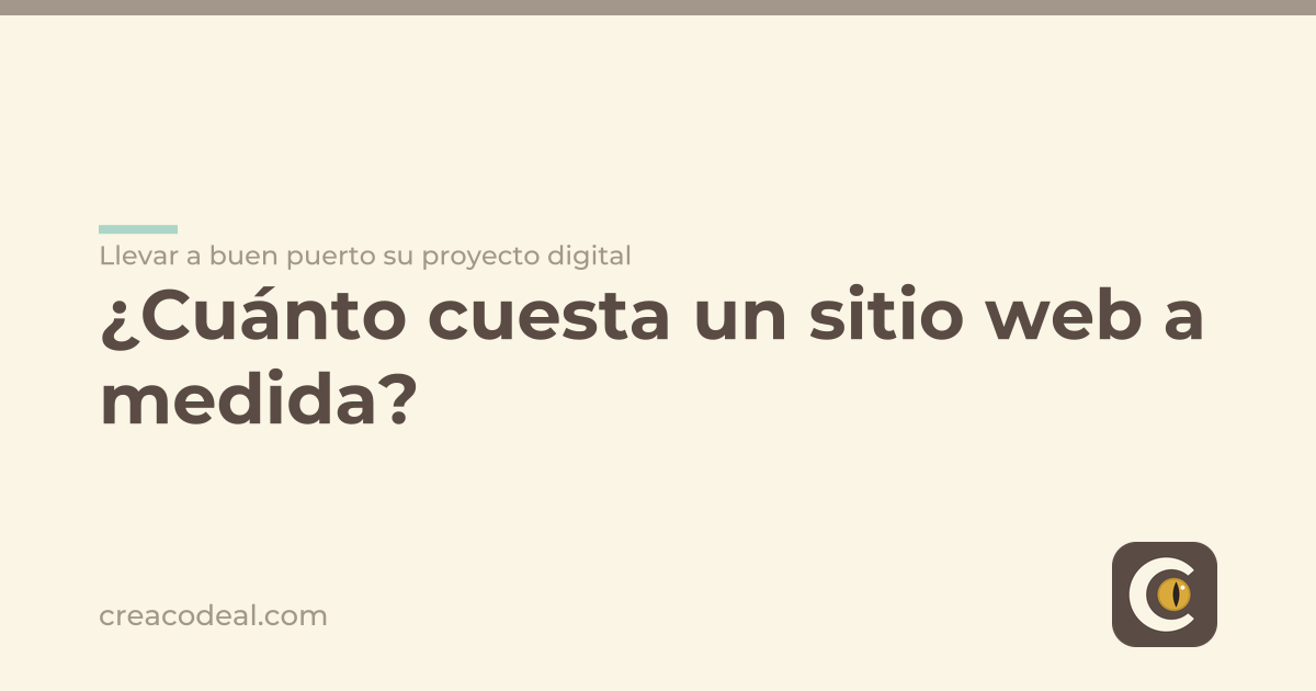 ¿Cuánto cuesta un sitio web a medida?