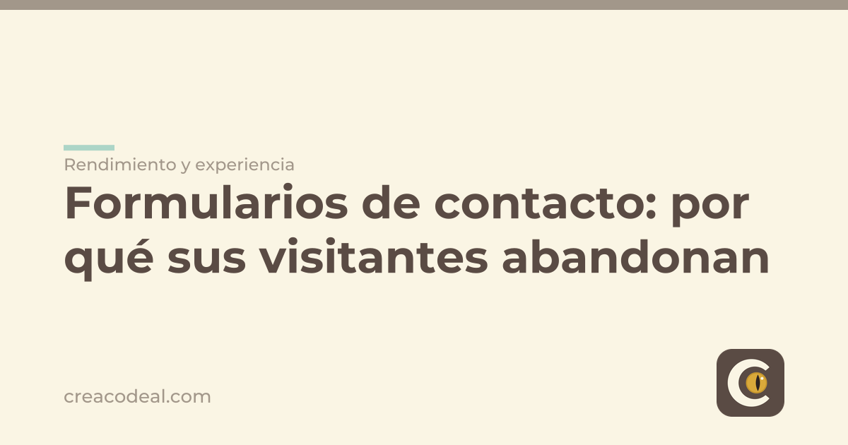 Formularios de contacto: por qué sus visitantes abandonan