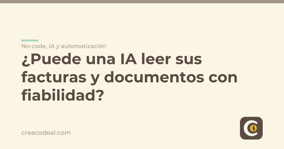 ¿Puede una IA leer sus facturas y documentos con fiabilidad?