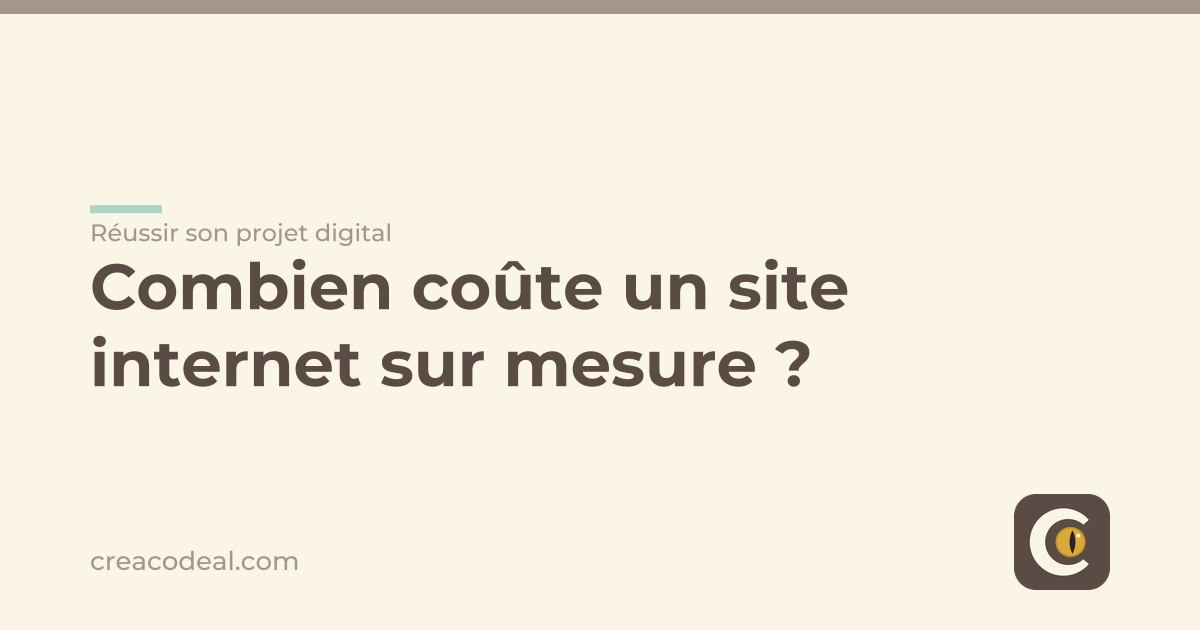 Combien coûte un site internet sur mesure ?